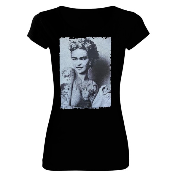 Tričko s potiskem Frida tatoo