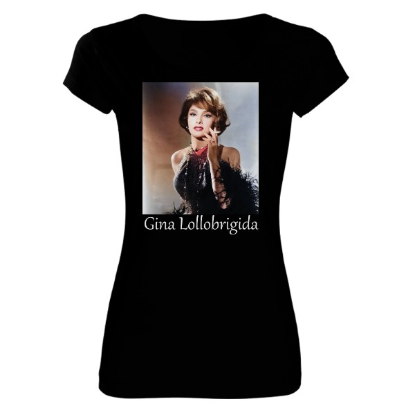 Tričko s potiskem Gina Lollobrigida