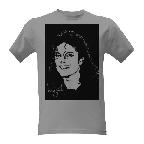 Tričko s potiskem Michael Jackson, popový král