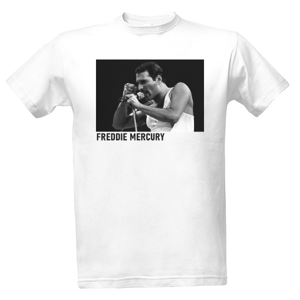 Tričko s potiskem Freddie Mecury
