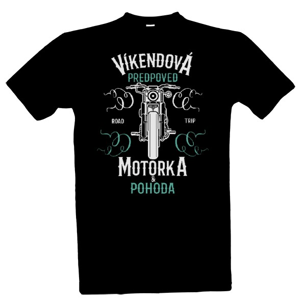 Tričko s potiskem motorkář
