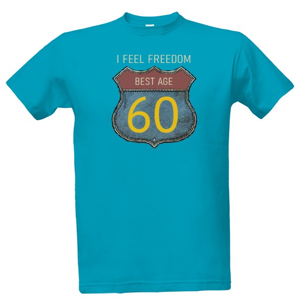 Tričko s potiskem Nejlepší věk ve stylu Route 66 - upravitelné