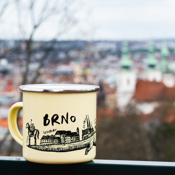 Poznej Brno - plecháček Brno drak black