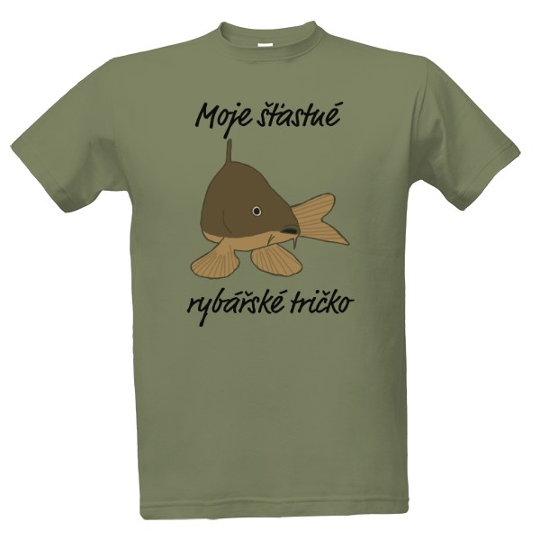 Tričko s potiskem Rybářské tričko