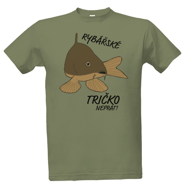 Tričko s potiskem rybářské tričko