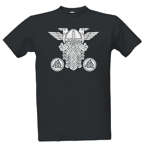 Tričko s potiskem viking