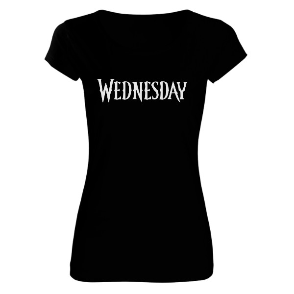 Tričko s potiskem wednesday
