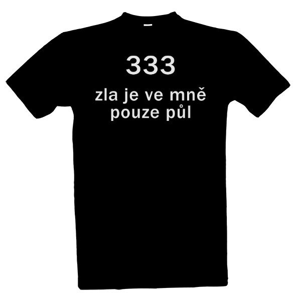 Tričko s potiskem 666 zlo
